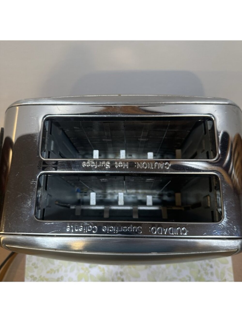 Retro Style 2 Slice Toaster GE Stainless Steel Bagel Defrost Reheat Silver - Picture 3 of 13